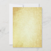 Invitation Annonce papier document (Dos)