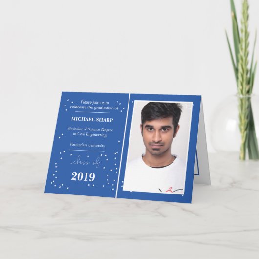 Invitation Annonce personnalisable de remise de diplôme Invit (Devant)