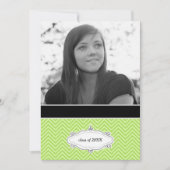 Invitation Annonces de 20XX Graduation {Chevron} (Devant)