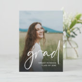 Invitation Annonces de diplôme d'études secondaires modernes (Debout devant)