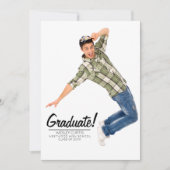 Invitation Annonces de diplômes amusants et uniques (Devant)