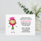 Invitation Annonces de diplômés de l'école primaire (Debout devant)