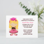 Invitation Annonces de diplômés de l'école primaire (Debout devant)