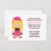 Invitation Annonces de diplômés de l'école primaire (Devant / Derrière)