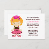 Invitation Annonces de diplômés de l'école primaire (Devant / Derrière)