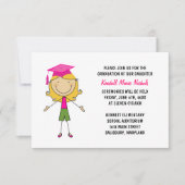 Invitation Annonces de diplômés de l'école primaire (Devant)