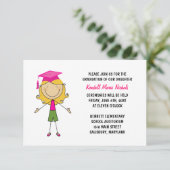 Invitation Annonces de diplômés de l'école primaire (Debout devant)