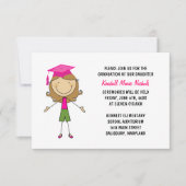 Invitation Annonces de diplômés de l'école primaire (Devant)