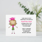 Invitation Annonces de diplômés de l'école primaire (Debout devant)