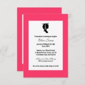 Invitation Annonces de diplômes (pour Patti) (Devant / Derrière)