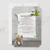 Invitation Annonces de fête d'anniversaire (Devant)