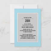 Invitation Annonces de graduation "Gardez le calme et les dip (Dos)