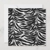 Invitation Annonces de graduation Girls Pink Zebra (Dos)