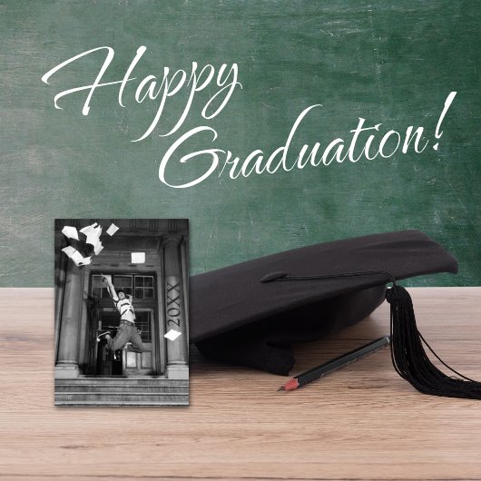 Invitation Annonces de graduation photo personnalisée pour ch