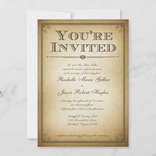 Invitation Annonces de mariage pour tous (Devant)