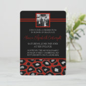 Invitation Annonces de poster de animal [Rouge] (Debout devant)