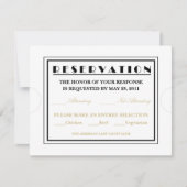 Invitation Annonces de réponse au billet d'entrée (Devant)