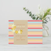 Invitation Annonces de réservation de date {Thème de mariage  (Debout devant)