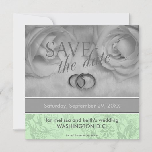 Invitation Annonces de sauvegarde de date (Devant)