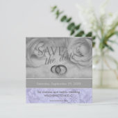 Invitation Annonces de sauvegarde de date (Debout devant)