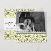 Invitation Annonces de sauvegarde de date (Devant / Derrière)