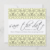 Invitation Annonces de sauvegarde de date (Dos)