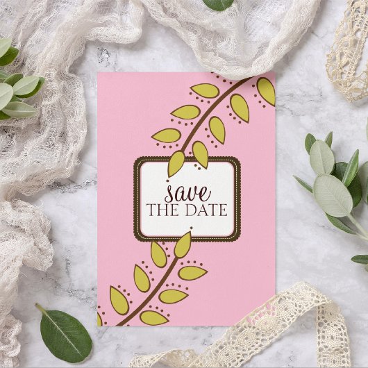 Invitation Annonces de sauvegarde de date {Boho Chic}