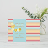 Invitation Annonces de sauvegarde de date {Thème de mariage à (Debout devant)