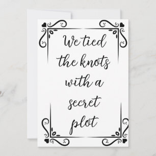 Invitation annonces d'élévation pour jeunes mariés modernes