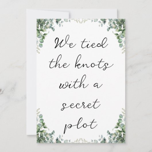 Invitation annonces d'élévation pour jeunes mariés modernes (Devant)