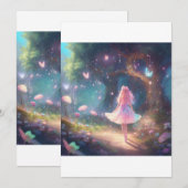 Invitation annonces d'invitation (Devant / Derrière)