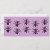 Invitation Annonces d'invitations de la reine des abeilles de (Dos)