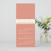 Invitation Annonces d'itinéraire pour deux mariées (Debout devant)