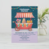 Invitation Annonces du marché de Noël (Debout devant)
