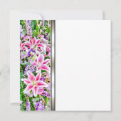 Invitation Annonces funéraires de Lily rose (Dos)