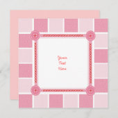 Invitation Annonces naissance bébé/douche (vierge) (Devant / Derrière)