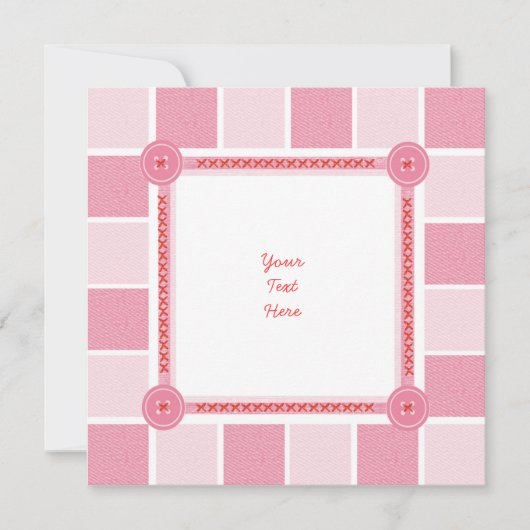 Invitation Annonces naissance bébé/douche (vierge) (Devant)