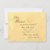 Invitation Annonces Narcisse (Dos)