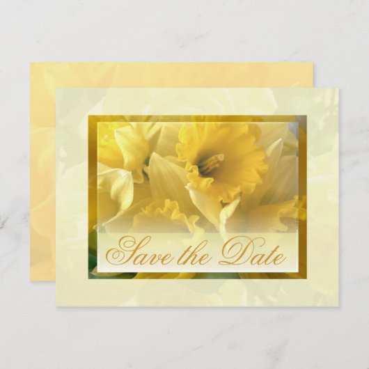 Invitation Annonces Narcisse (Devant / Derrière)