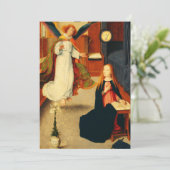 Invitation Annonciation de la Vierge Marie par Gerard David (Debout devant)