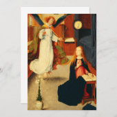 Invitation Annonciation de la Vierge Marie par Gerard David (Devant / Derrière)