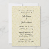 Invitation Annouement du Fiançailles de Noël catholique (Dos)