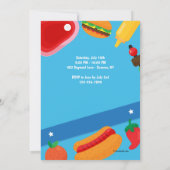 Invitation annuelle du barbecue (Dos)