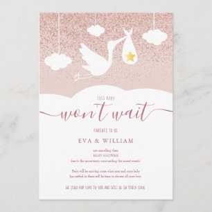 Invitation Annulation de Baby Shower et Sprinkle Faitière Pai