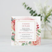 Invitation Annulation de mariage - Report - Changement de pla (Debout devant)