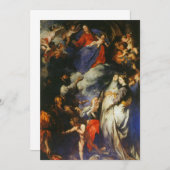 Invitation Anthony van Dyck - Madonna del Rosario (Devant / Derrière)