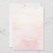 Invitation Anthurium rose et Pampas Partie d'engagement en he (Dos)