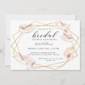 Invitation Anthuriums tropicaux Fête des mariées florale (Devant)