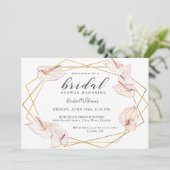 Invitation Anthuriums tropicaux Fête des mariées florale (Debout devant)