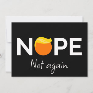 Invitation Anti-Trump - Non, pas encore moi